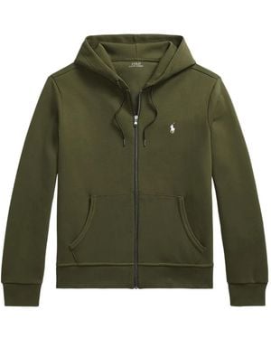 Polo Ralph Lauren Zip-Front Hooded Sweatshirt - Green