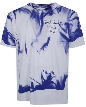 Paul Smith Photographic-Print T-Shirt - Blue