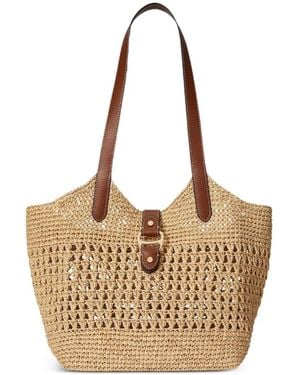 Ralph Lauren Tasha Stew Large Tote Bag - Natural