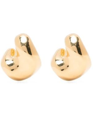 Maria Black Saddle Small Earrings - Metallic