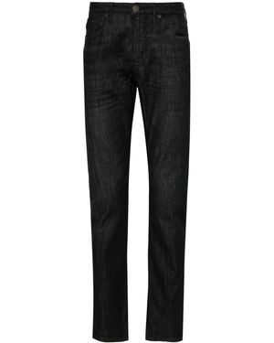 Emporio armani j21 regular fit stretch jeans navy hot sale