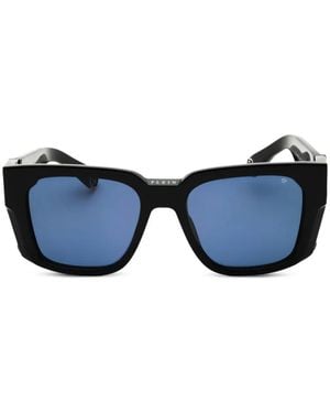 Philipp Plein Square-Frame Sunglasses - Blue