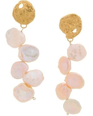 Alighieri La Jetee Pearl Earrings - White