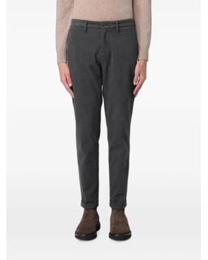 Re-hash Logo-Patch Chino Pants - Gray