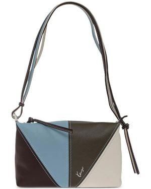 KENZO Schultertasche Mit Logo-Print - Weiß