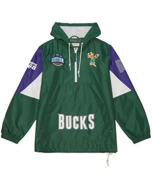 Mitchell & Ness Nba Bucks Sport Jacket - Green