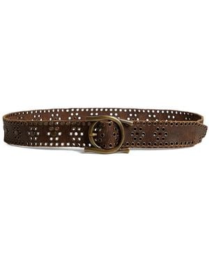 DSquared² Perforated Leather Belt - Brown