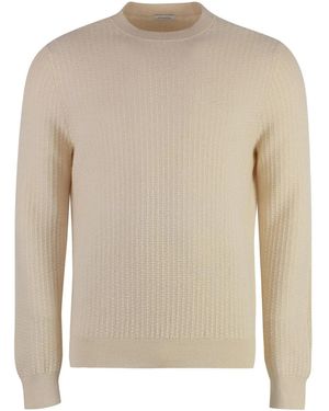 Malo Ribbed Jumper - Natural