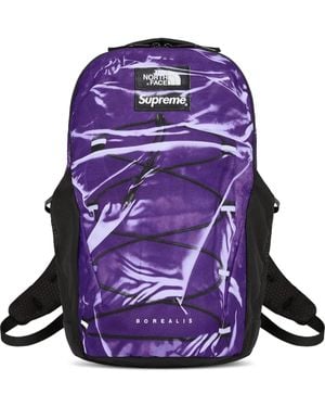 Supreme X The North Face Borealis Trompe L'Oeil Backpack - Purple