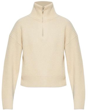 A.P.C. Pullover Mit Reißverschluss - Weiß