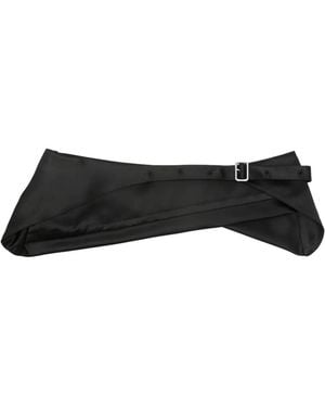 Victoria Beckham Basque-Detail Belt - Black