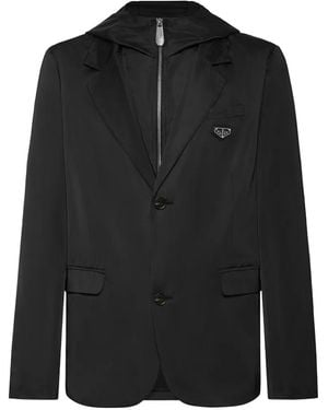Philipp Plein Blazer Hoodie Gigolo Fit - Black