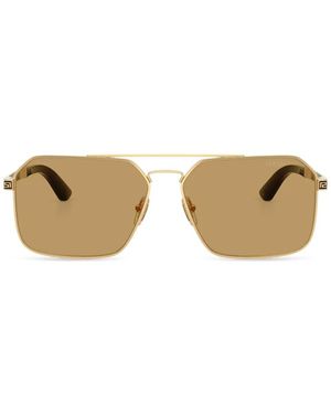 Versace Greca Medusa Sunglasses - Metallic