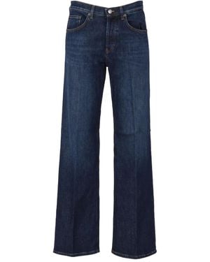 Dondup Wide-Leg Jeans - Blue
