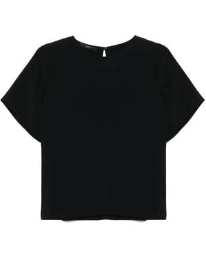 Seventy Short-Sleeve Blouse - Black