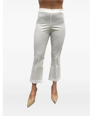 Liviana Conti Seam-Detail Trousers - Grey