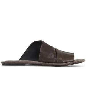 Brunello Cucinelli Sandalen Aus Leder - Braun