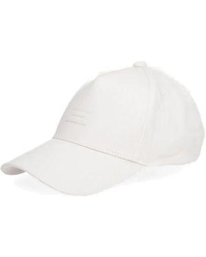 ARMANI EXCHANGE Logo-Patch Baseball Cap - White