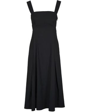 Vince Square-Neck Dress - Black