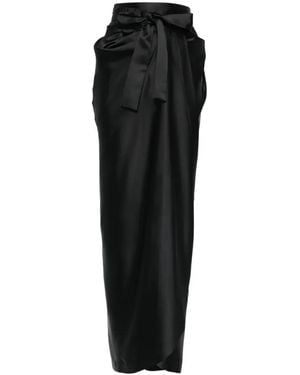 Vivienne Westwood Jupe Portefeuille Kendall À Coupe Longue - Black