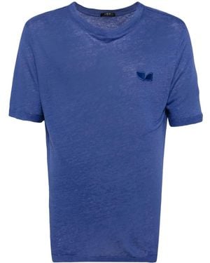 IRO Logo-Embroidered T-Shirt - Blue