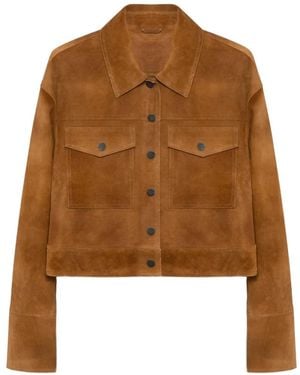 Jonathan Simkhai Grafton Suede Jacket - Brown