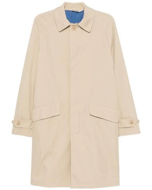 Aspesi Cappotto Con Maniche Raglan - Neutro
