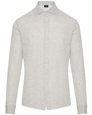 Barba Napoli Button-Up Shirt - White