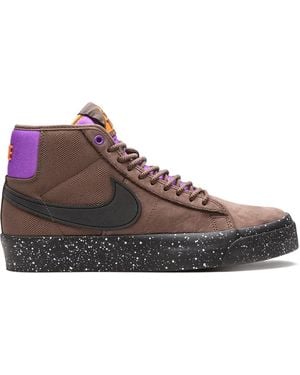 Nike Sb Zoom Blazer Mid Pro Gt Qs "Acg" Trainers - Brown
