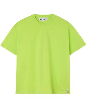 Sunnei コットン Tシャツ - グリーン