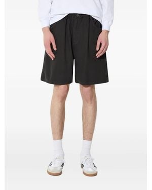 Manastash Pockets Elastic-Waist Shorts - Black