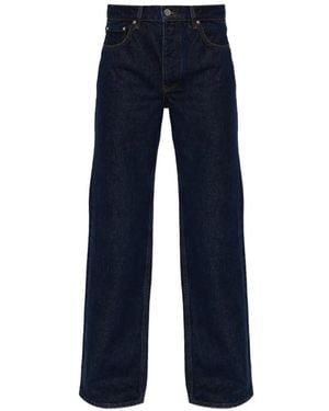 Anine Bing Hugh Cotton Jeans - Blue