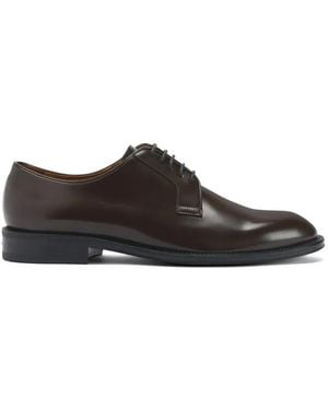 Giuseppe Zanotti Gz-Tag Lace-Up Derby Shoes - Black