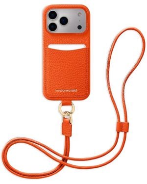 Maison De Sabre Sling Iphone 17 Pro Case - Orange