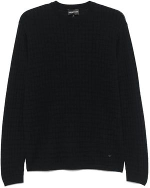 Emporio Armani Wool Jumper - Black