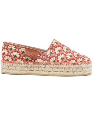 Etro Espadrilles Met Bloemenprint - Roze