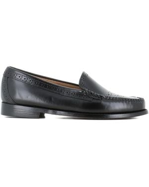G.H. Bass & Co. Brogue detail loafer - Grau