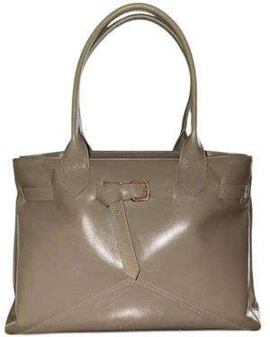 Ballantyne Kate Buckle-Detail Tote Bag - Natural