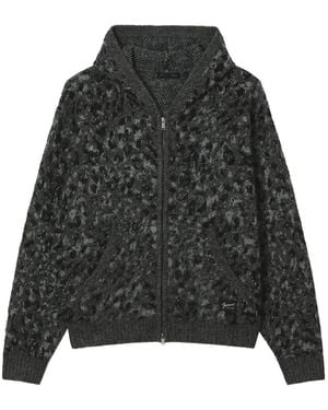 FIVE CM Sudadera Con Capucha Y Motivo De Leopardo - Negro