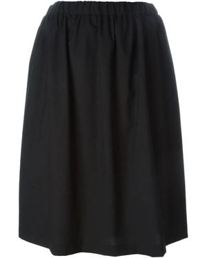 Comme des Garçons Elasticated Waist Skirt - Black