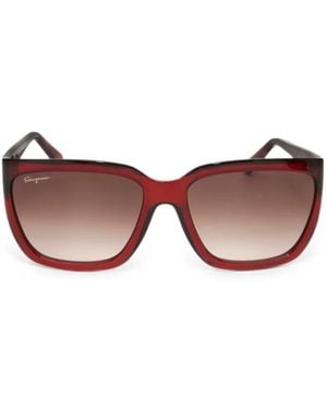 Ferragamo Eyewear Square-Frame Sunglasses - Pink