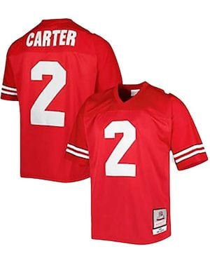 Mitchell & Ness Ohio State Cris Carter #2 T-Shirt - Red