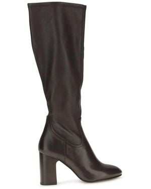 Stuart Weitzman Mulberry Stretch Leather Boots - Black