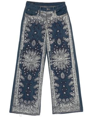 R13 Wide Jeans - Blue