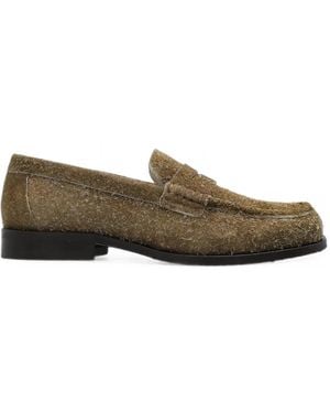 Duke & Dexter Willis Leather Loafers - Green