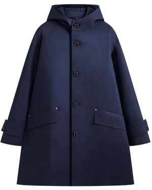 Mackintosh Humbie Raintec フーデッドコート - ブルー