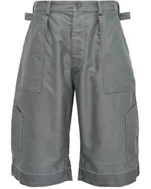 Maison Margiela Stone-Wash Cargo Shorts - Grey