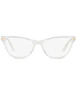 Versace Occhiali Cat-Eye Ve3309 - Bianco