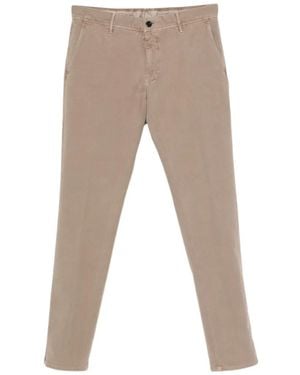 Incotex Side-Pocket Straight Trousers - Grey
