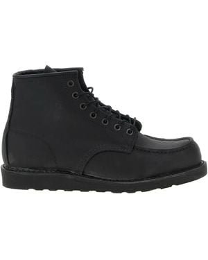 Red Wing Classic Moc Lace-Up Ankle Boots - Black
